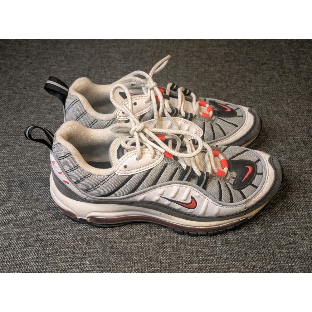 Nike Air Max 98 Solar Red Women's 7.5 OG QS Premium Shoes AH6799-104 Sneakers